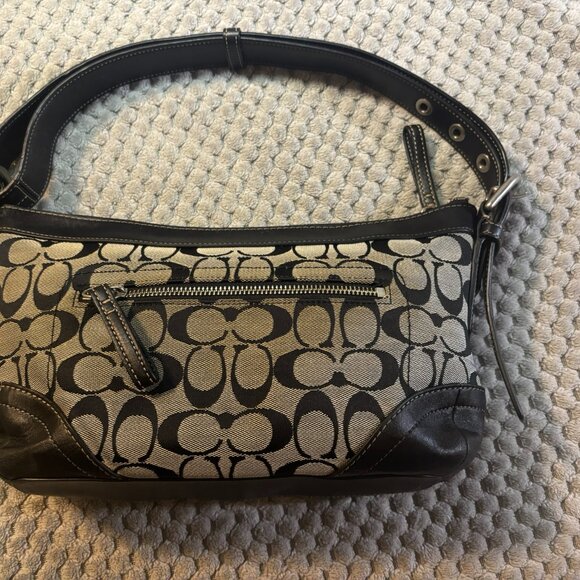 Coach Signature Demi Hobo Shoulder Bag — F12328 - Picture 2 of 8